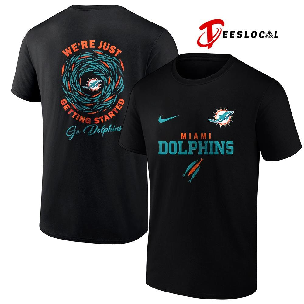 Miami Dolphins x The Chosen we’re just getting started logo shirt