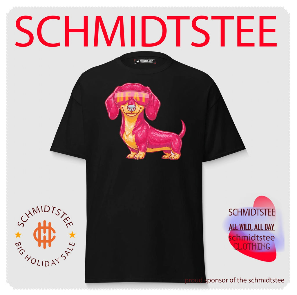 Miami Heat Dachshund Dog cartoon shirt