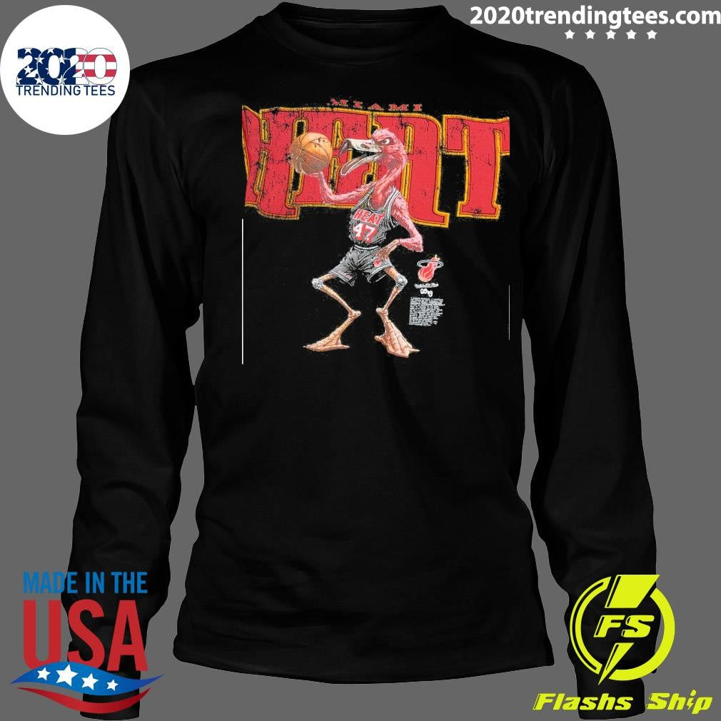 Miami Heat Mitchell & Ness x LRG Wild Art Shirt