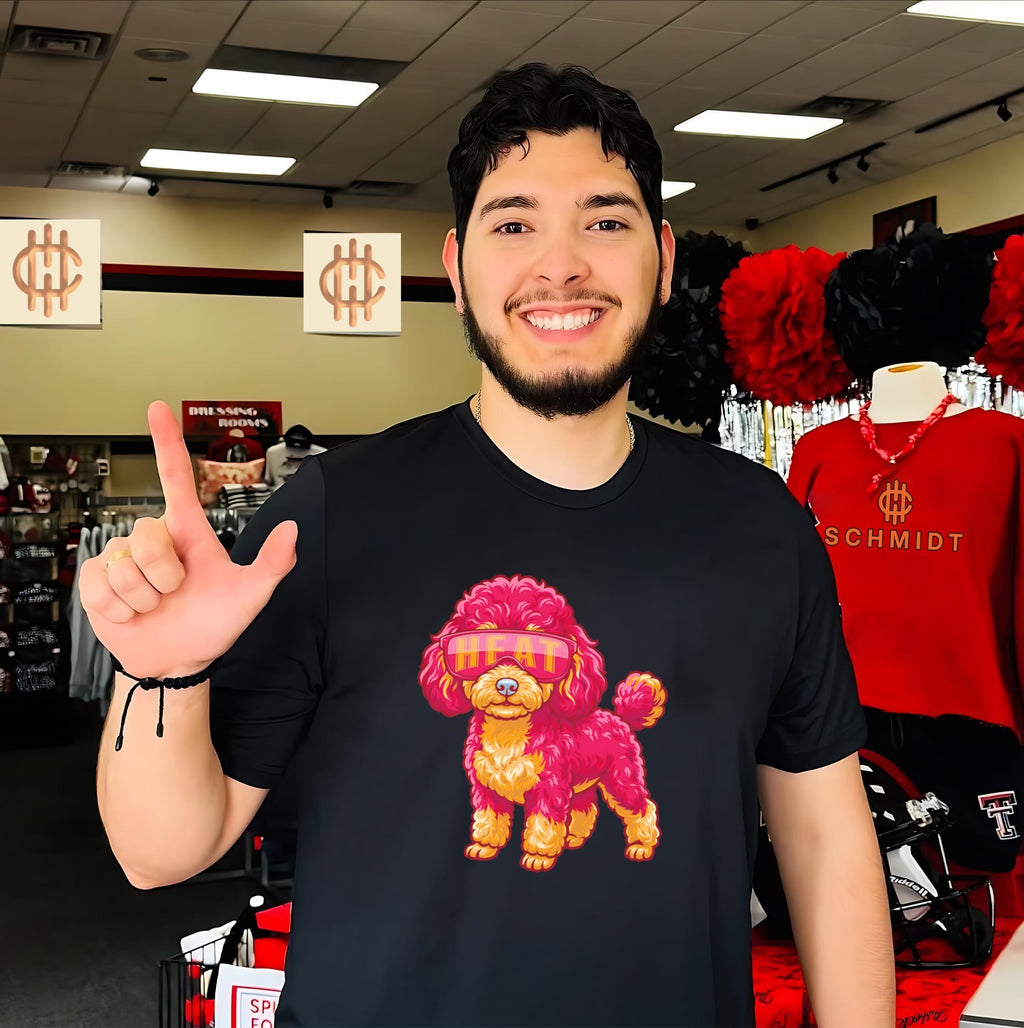 Miami Heat Teacup Poodle cartoon shirt