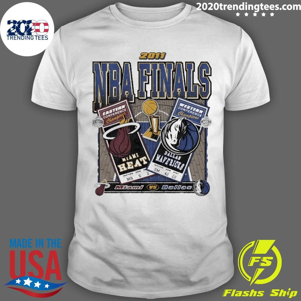 Miami Heat Vs Dallas Mavericks 2011 Nba Finals Matchup Shirt