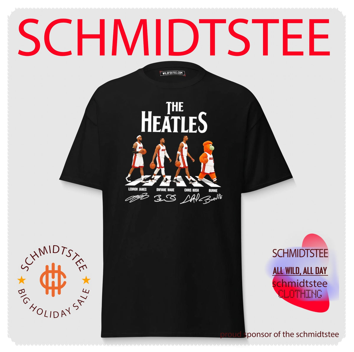 Miami Heat the Heatles Abbey Road signature shirt