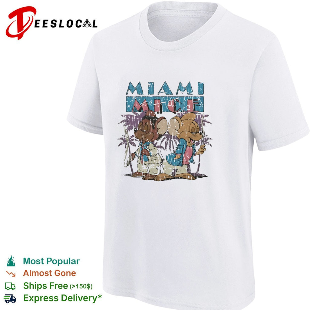 Miami Mice Sonny Crockett Ricardo Tubbs Miami Vice 80s shirt
