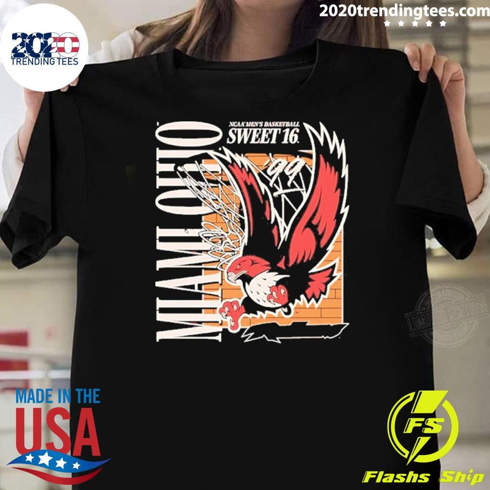 Miami Redhawks 1999 Ncaa Men’s Basketball Sweet 16 Shirt