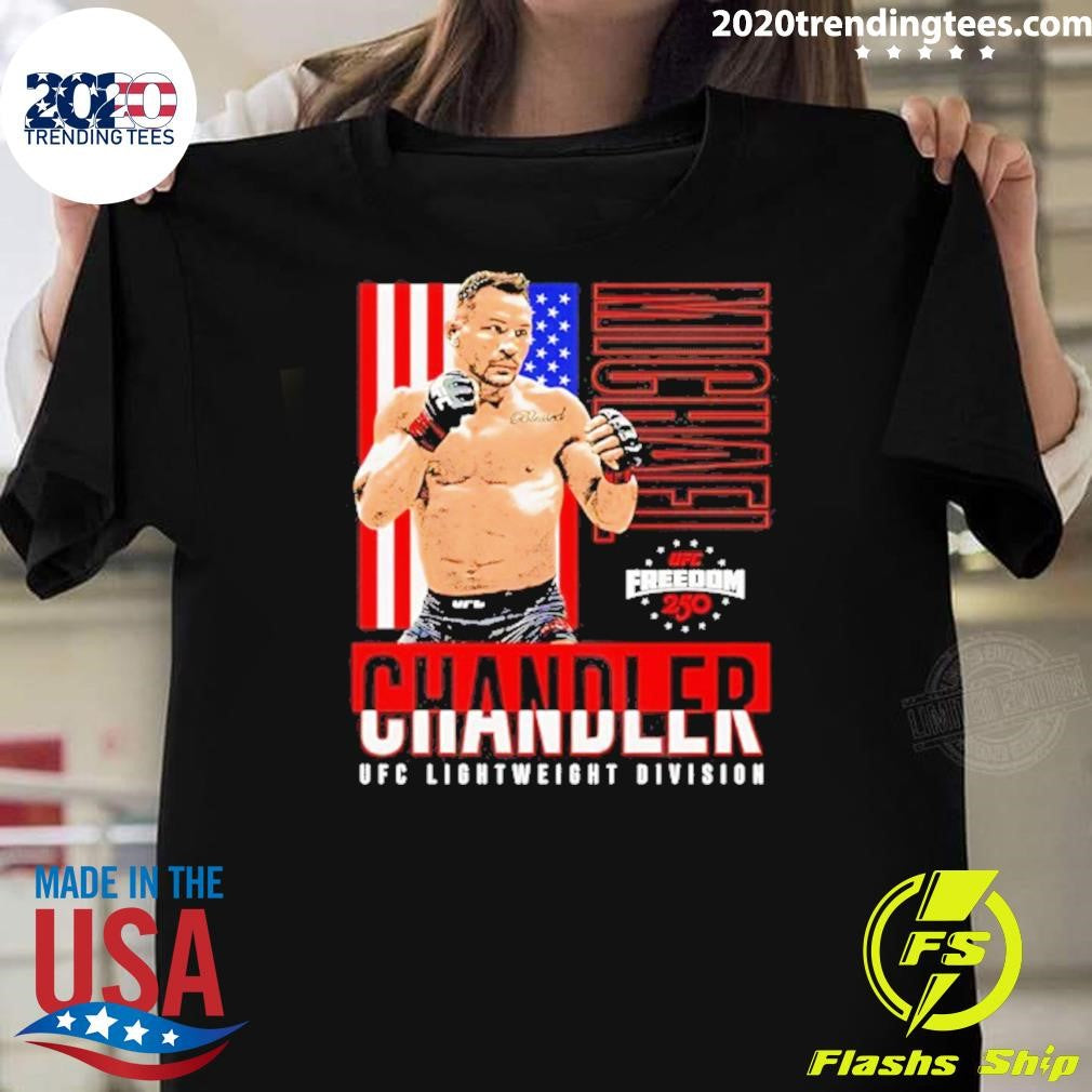 Michael Chandler Ufc Freedom 250 American Flag Shirt