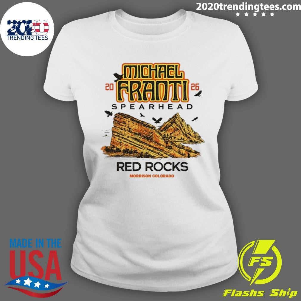 Michael Franti Morrison 2026 Red Rocks Amphitheatre Shirt