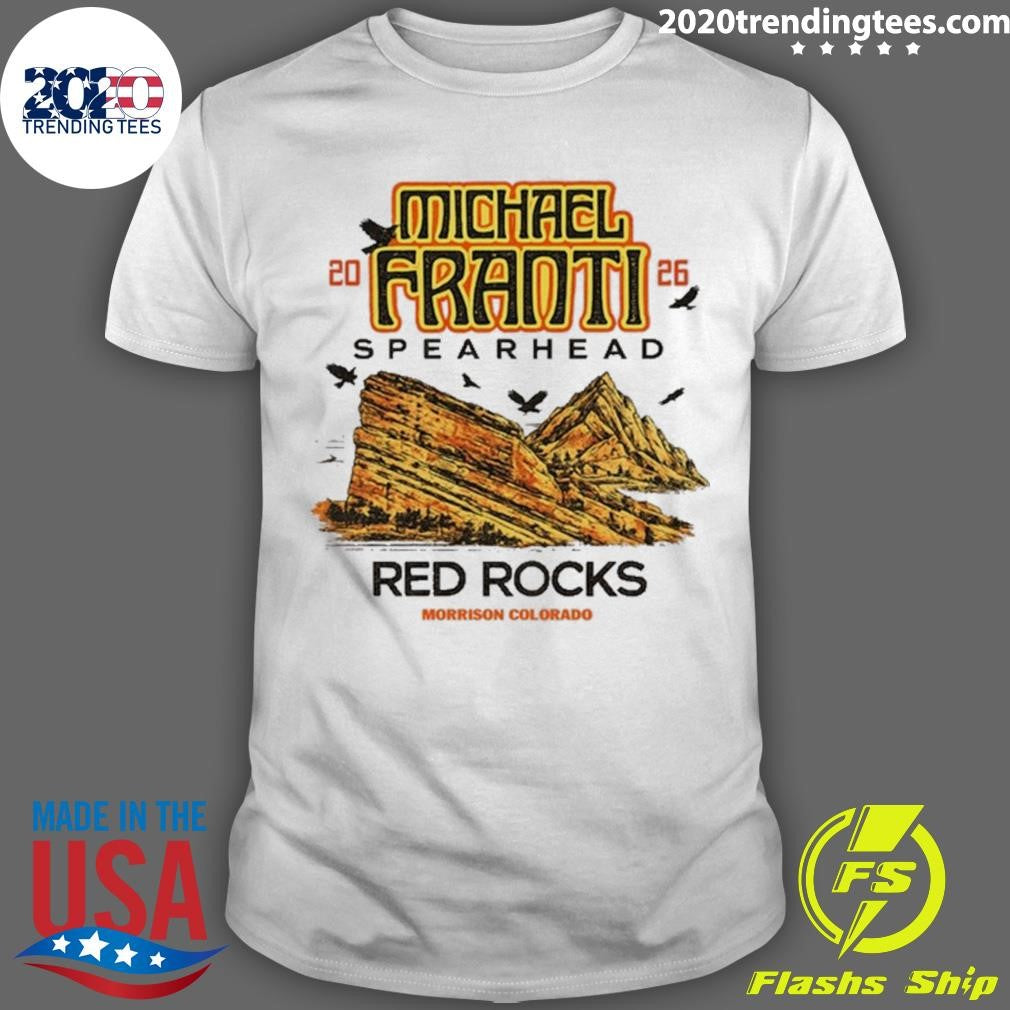 Michael Franti Morrison 2026 Red Rocks Amphitheatre Shirt