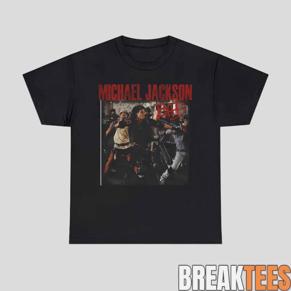 Michael Jackson Bad Tour Colman Shirt