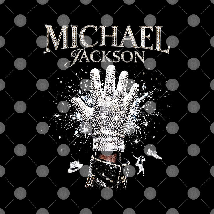 Michael Jackson King Of Pop Halftone Glove Shirt