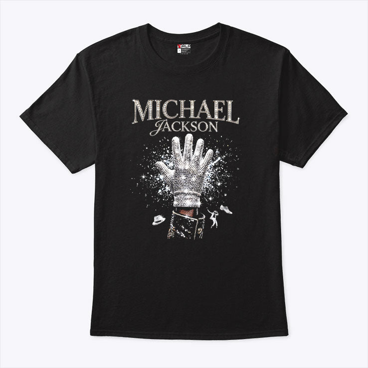 Michael Jackson King Of Pop Halftone Glove Shirt