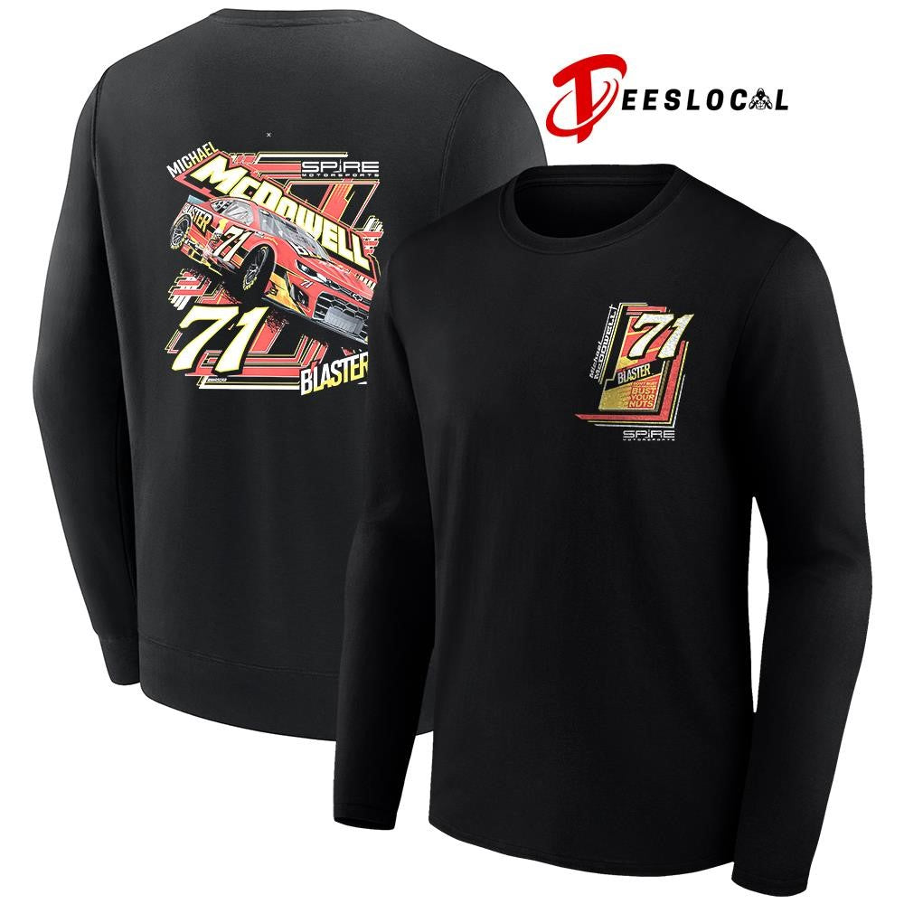 Michael McDowell B’laster car racing shirt