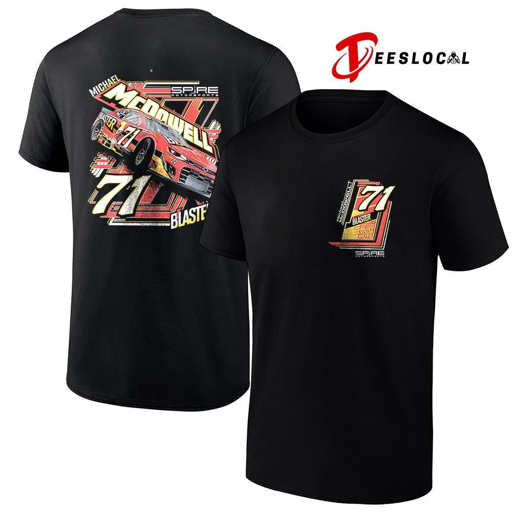 Michael McDowell B’laster car racing shirt