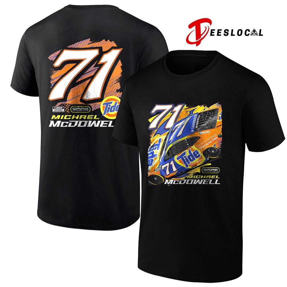 Michael McDowell Tide car racing shirt