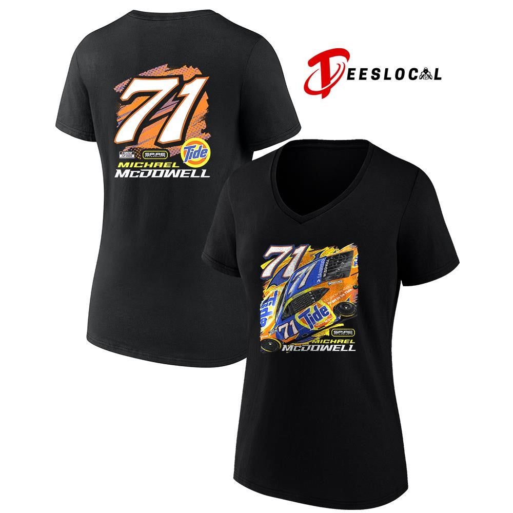 Michael McDowell Tide car racing shirt