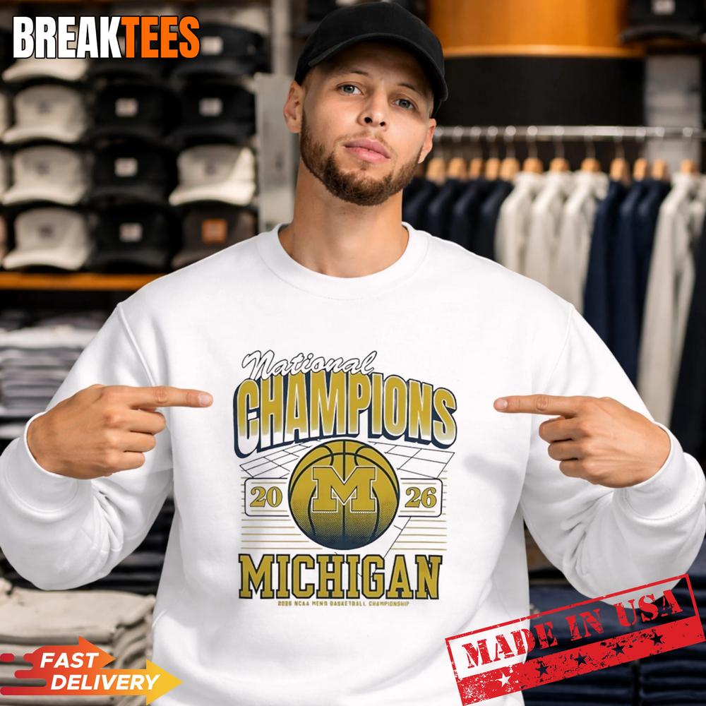 Michigan Men’s Basketball 2026 NCAA National Champions T-Shirt