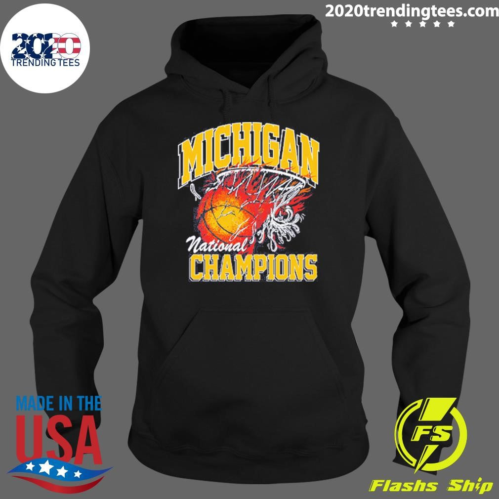 Michigan National Champions 2026 MI National Champions Flame Shirt