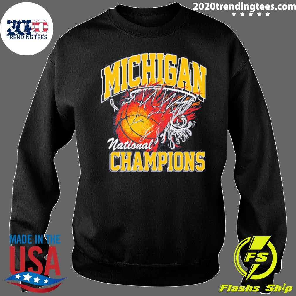 Michigan National Champions 2026 MI National Champions Flame Shirt