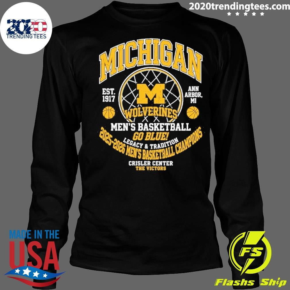 Michigan Wolverines 2026 Big Men’s Basketball Champions Shirt