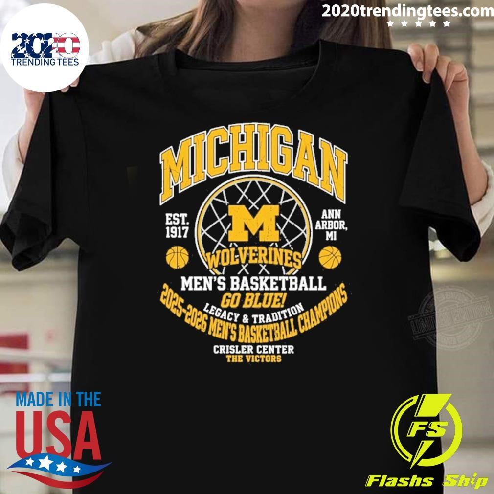 Michigan Wolverines 2026 Big Men’s Basketball Champions Shirt