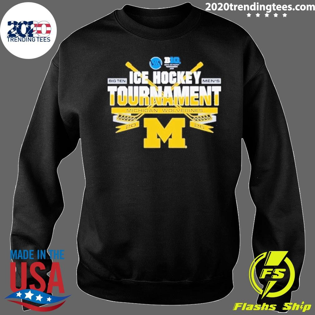 Michigan Wolverines 2026 Big Ten Ice Hockey Championship Participant Shirt