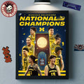 Michigan Wolverines 2026 Men’s Basketball National Champions For The First Time Since 1989 Poster Canvas