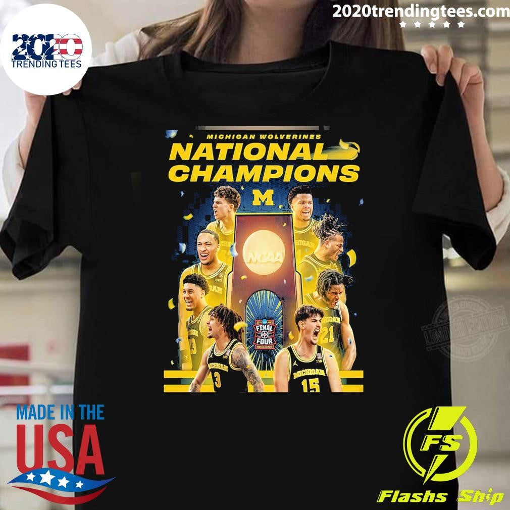Michigan Wolverines 2026 Men’s Basketball National Champions For The First Time Since 1989 Shirt