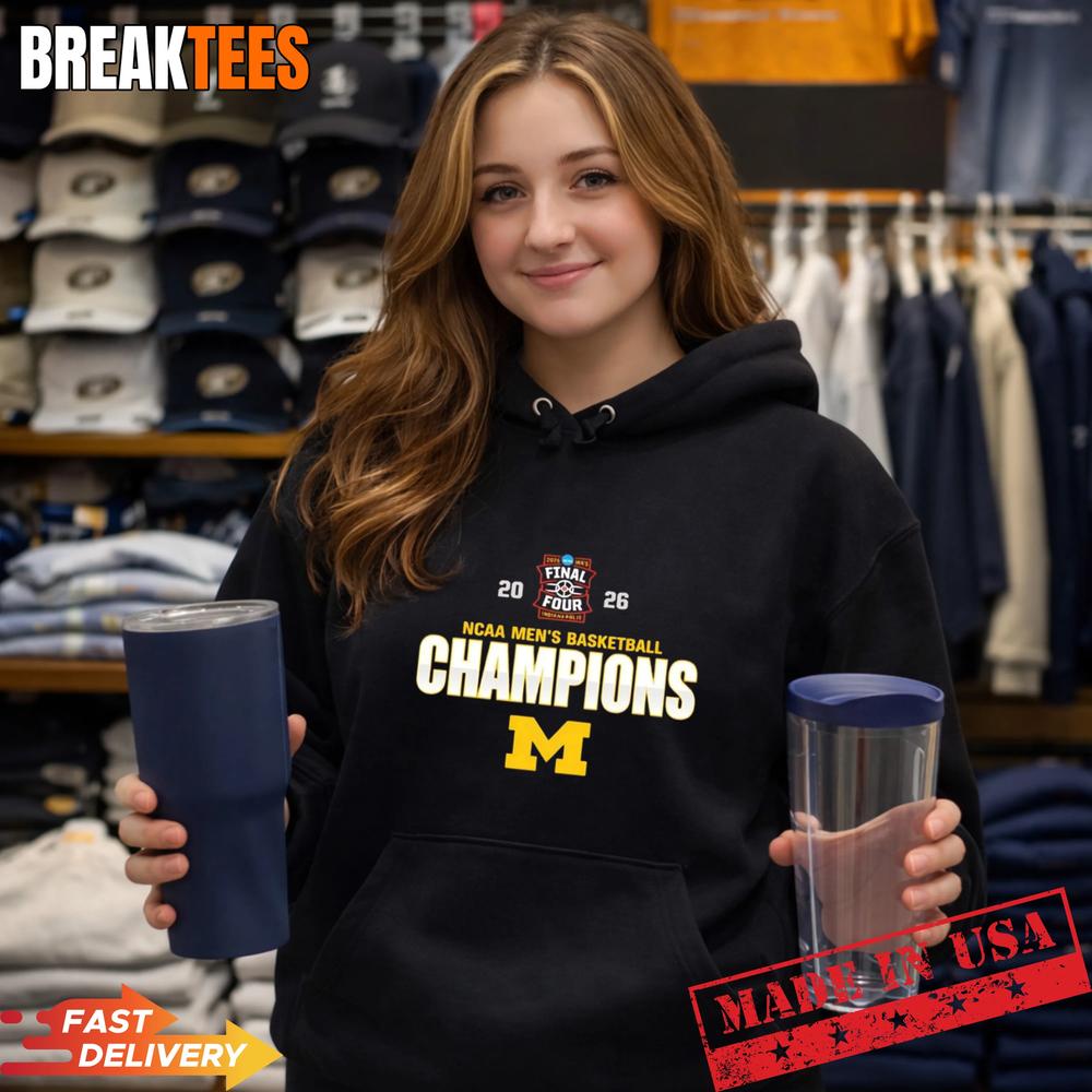 Michigan Wolverines 2026 NCAA Basketball Champions Indianapolis T-Shirt