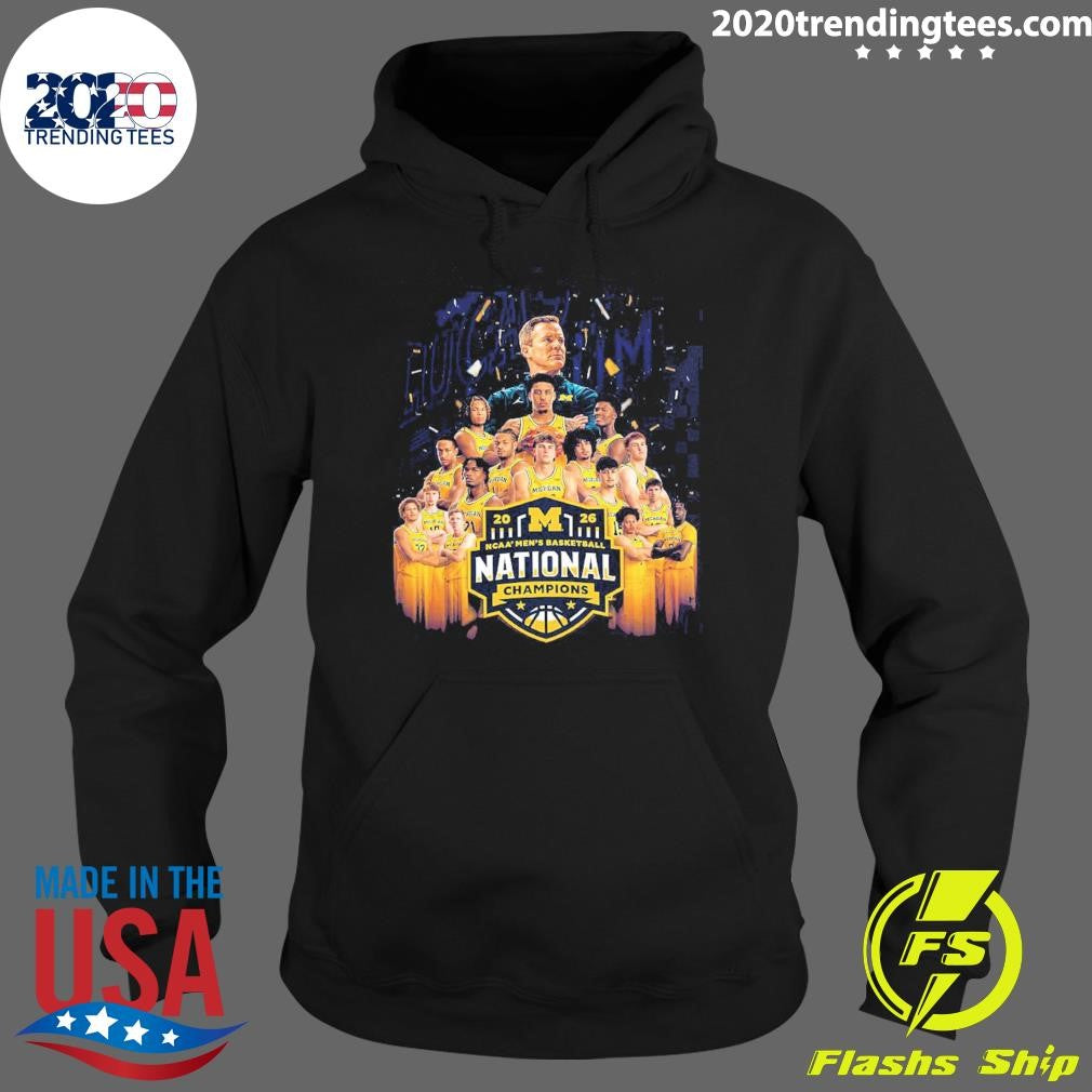 Michigan Wolverines 2026 NCAA Men’s Basketball National Champions Team Members Shirt