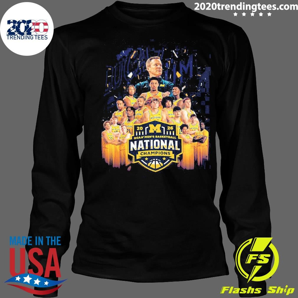 Michigan Wolverines 2026 NCAA Men’s Basketball National Champions Team Members Shirt