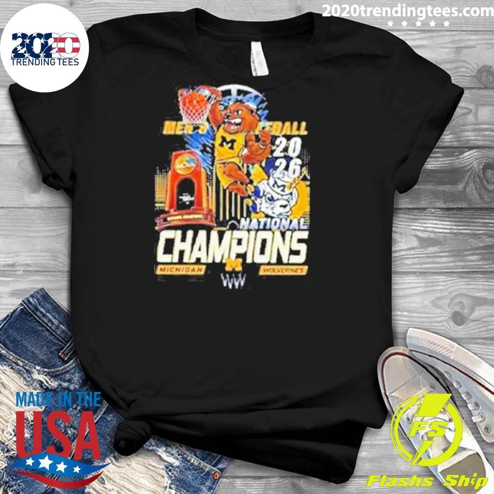 Michigan Wolverines 2026 Ncaa Basketball National Champions Shirt