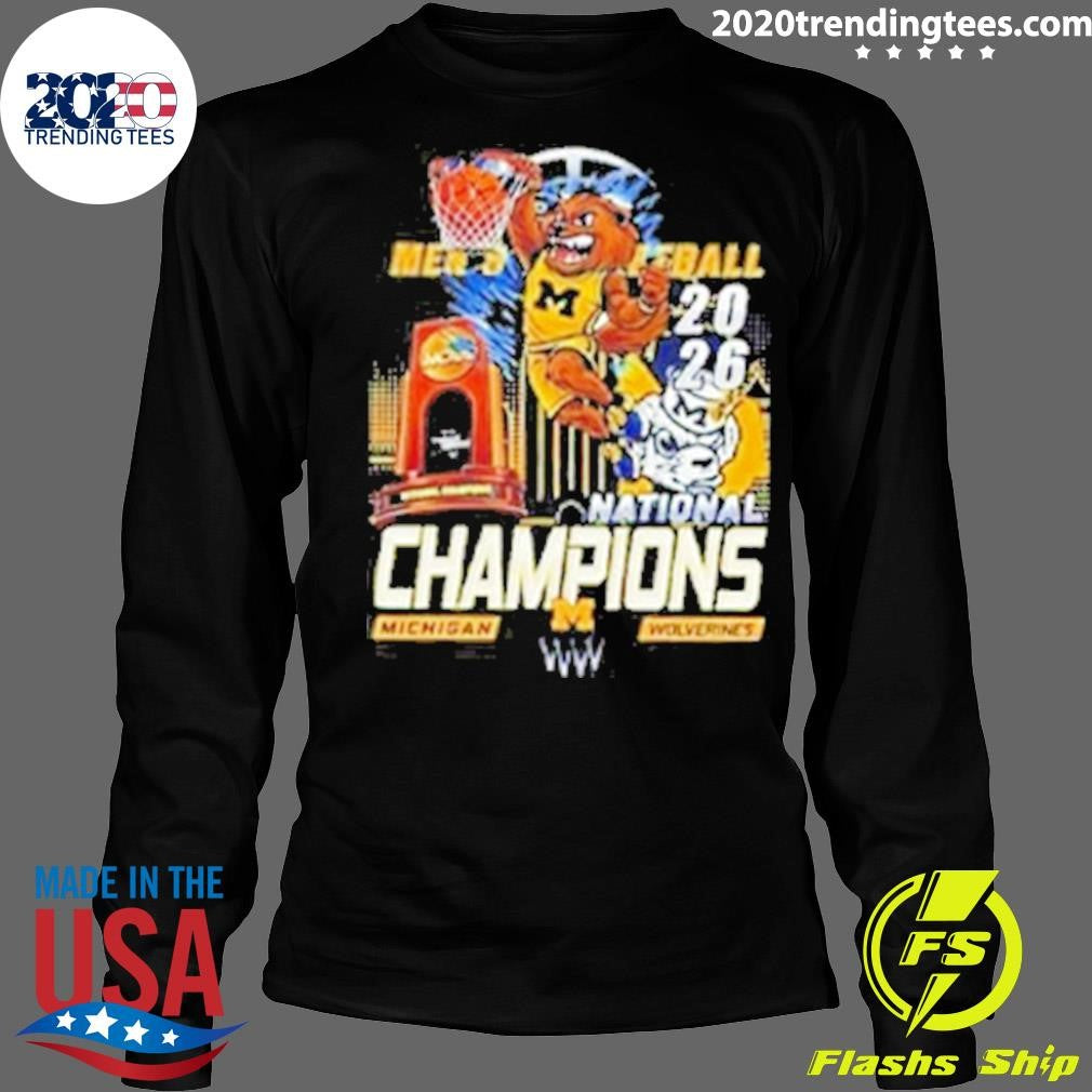 Michigan Wolverines 2026 Ncaa Basketball National Champions Shirt