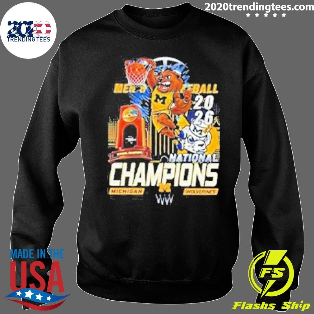 Michigan Wolverines 2026 Ncaa Basketball National Champions Shirt