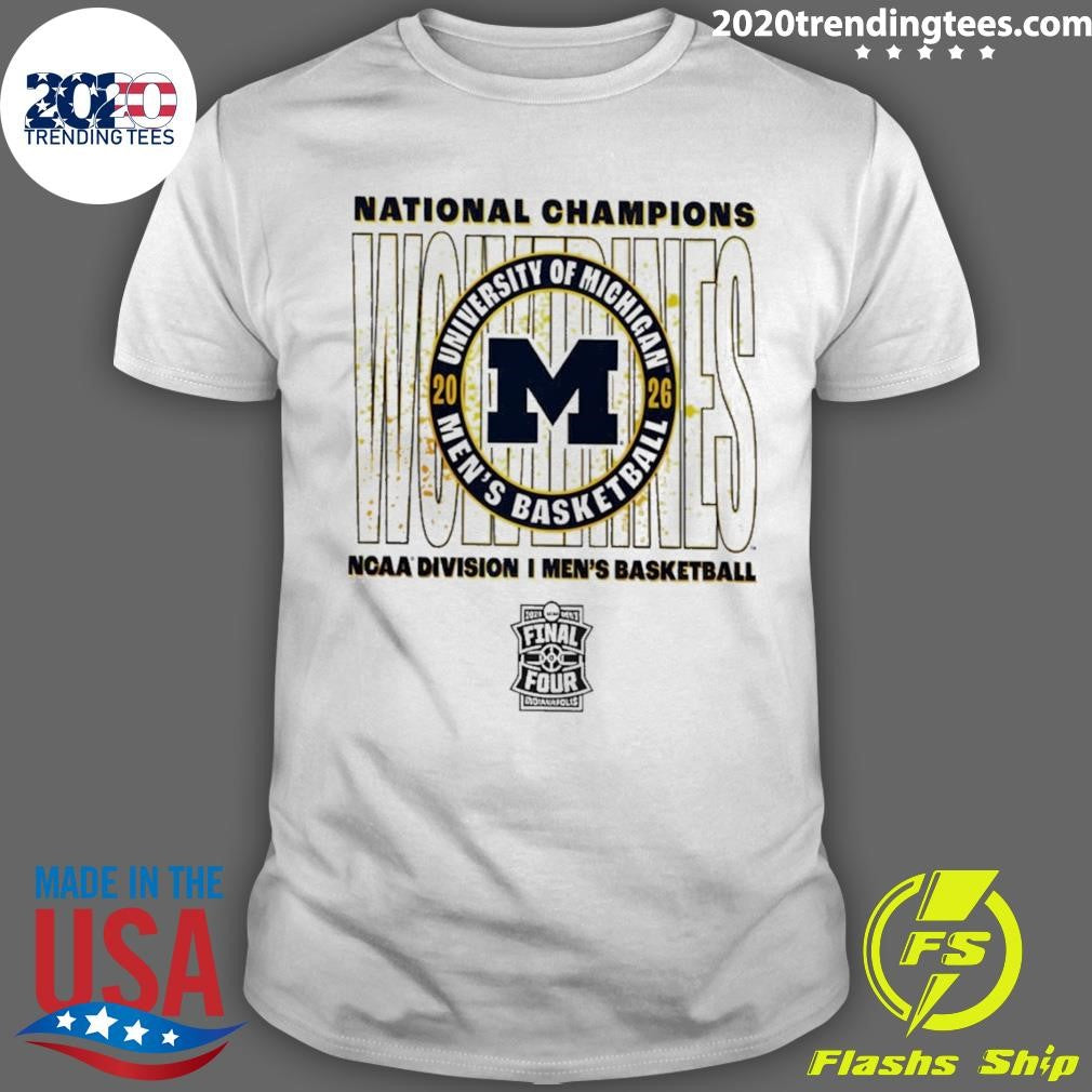 Michigan Wolverines 2026 Ncaa Division I Men’s Basketball National Champions Spin Move Shirt