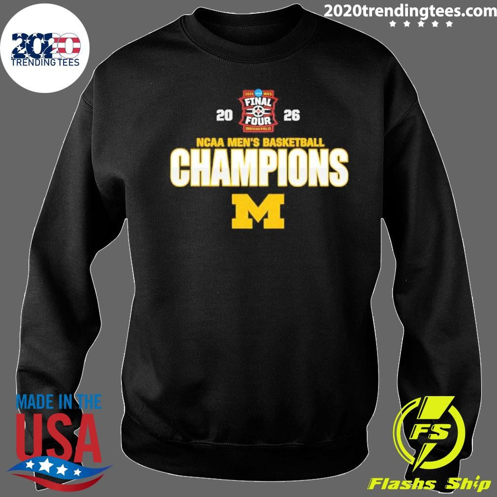 Michigan Wolverines 2026 Ncaa Men’s Basketball Champions Indianapolis Shirt