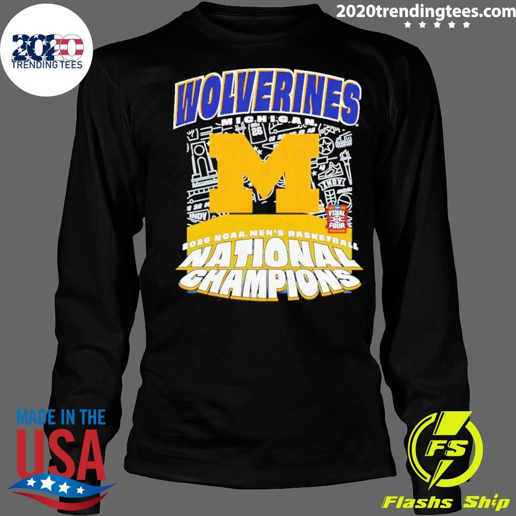 Michigan Wolverines 2026 Ncaa Men’s Basketball National Champions It’s March Final Four Shirt