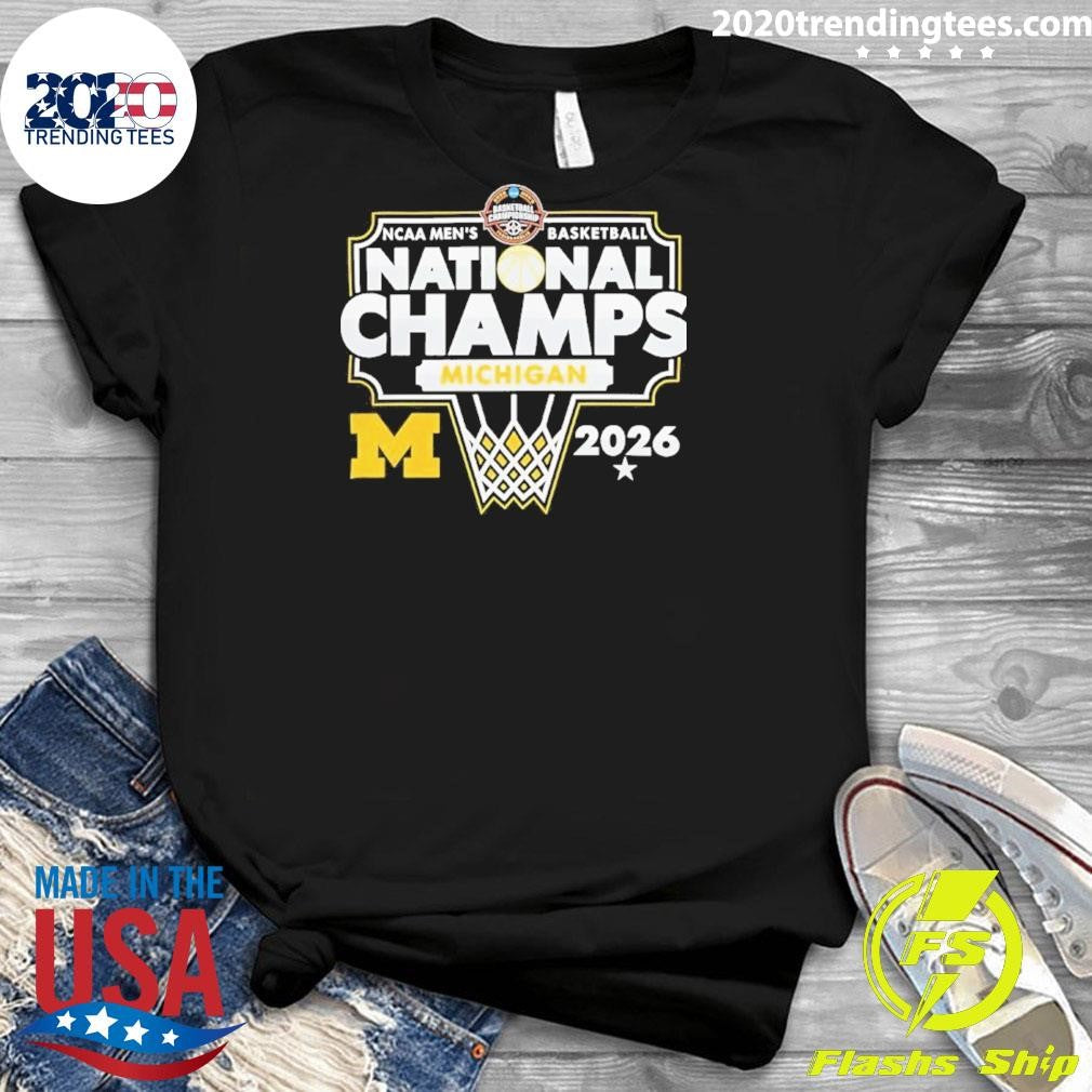 Michigan Wolverines 2026 Ncaa Men’s Basketball National Champions Shirt