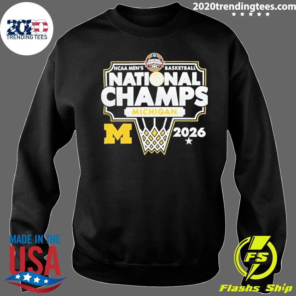 Michigan Wolverines 2026 Ncaa Men’s Basketball National Champions Shirt
