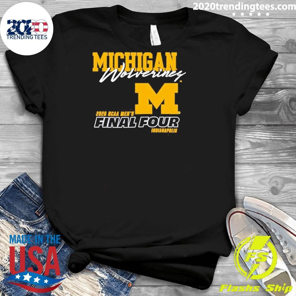 Michigan Wolverines 2026 Ncaa Men’s Final Four Retro Shirt