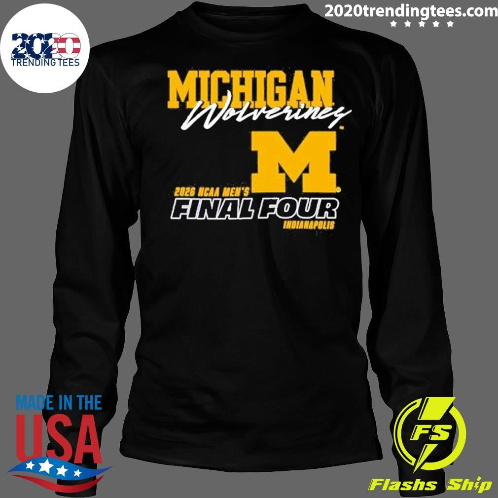 Michigan Wolverines 2026 Ncaa Men’s Final Four Retro Shirt