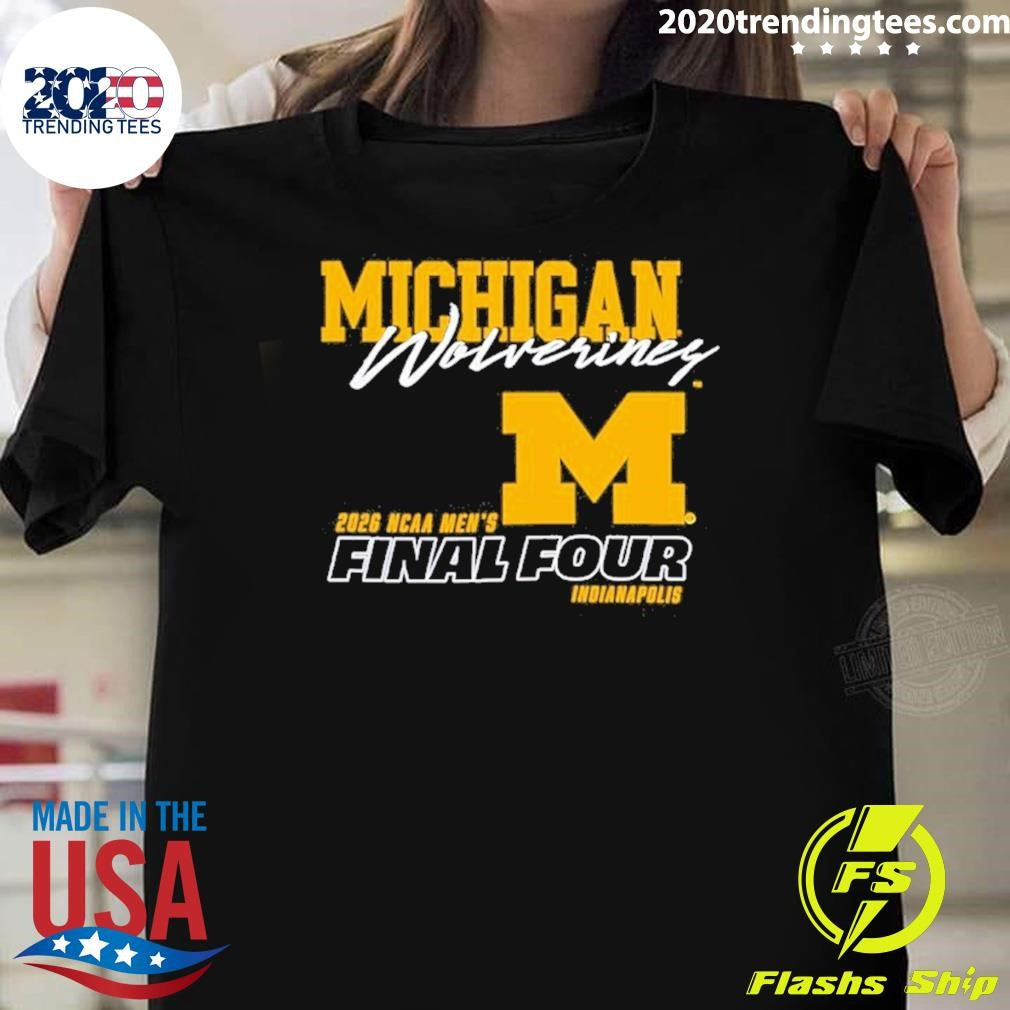 Michigan Wolverines 2026 Ncaa Men’s Final Four Retro Shirt