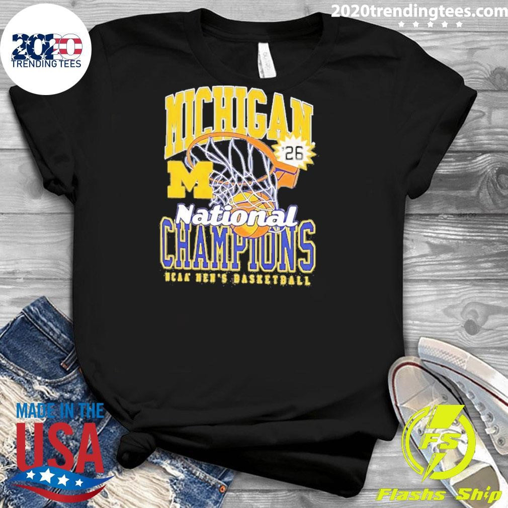 Michigan Wolverines ’26 Men’s Basketball National Champions Shirt