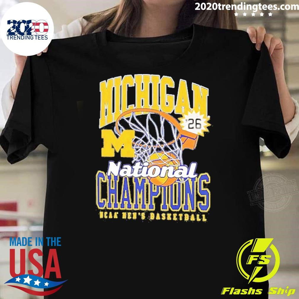 Michigan Wolverines ’26 Men’s Basketball National Champions Shirt