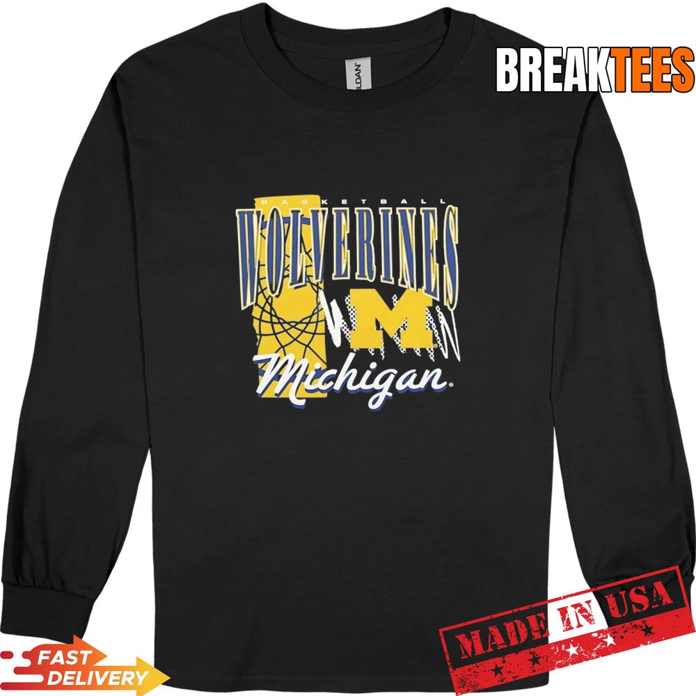 Michigan Wolverines Basketball 2026 Graphic Shirt