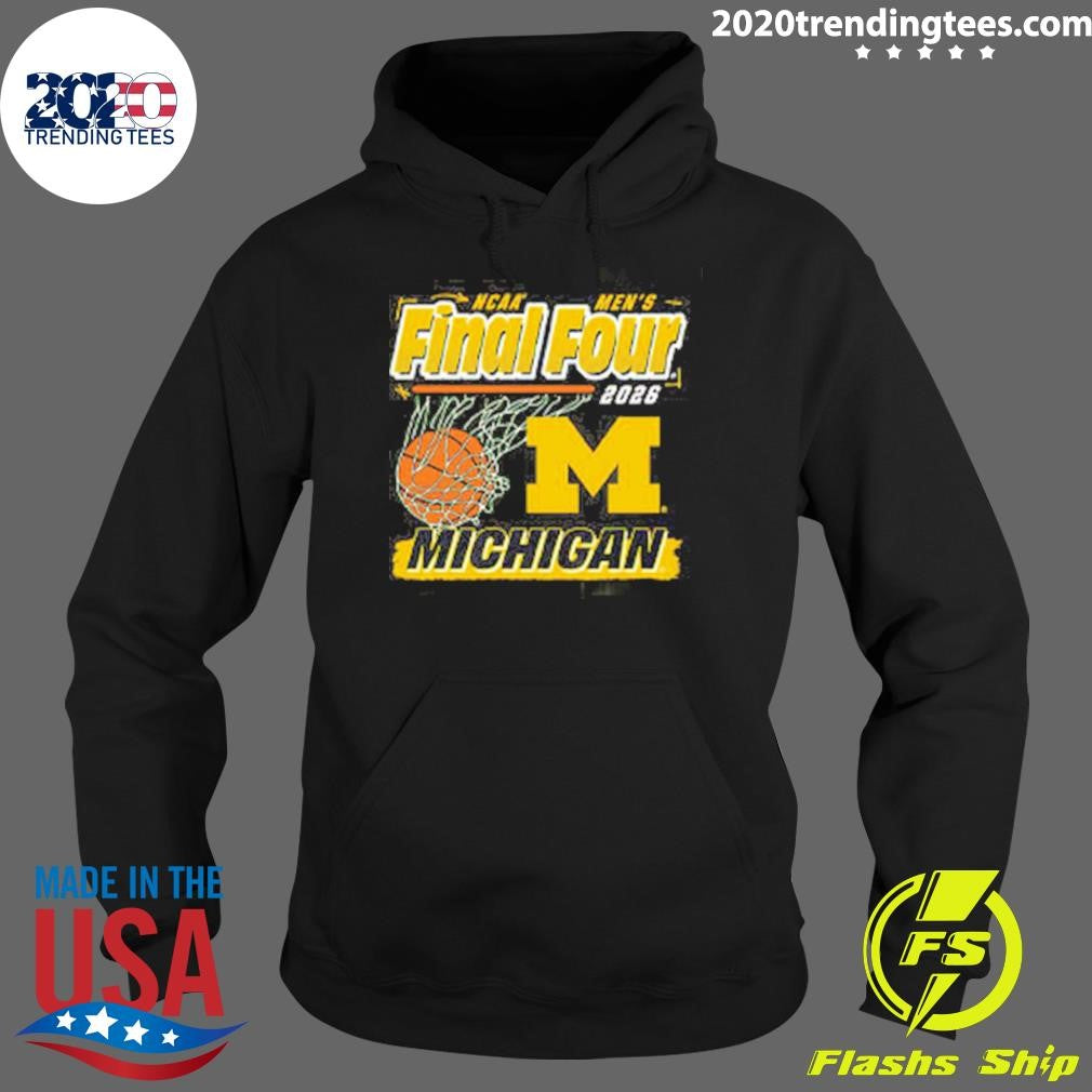 Michigan Wolverines Basketball Final Four Ball Shirt