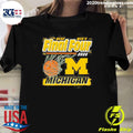 Michigan Wolverines Basketball Final Four Ball Shirt
