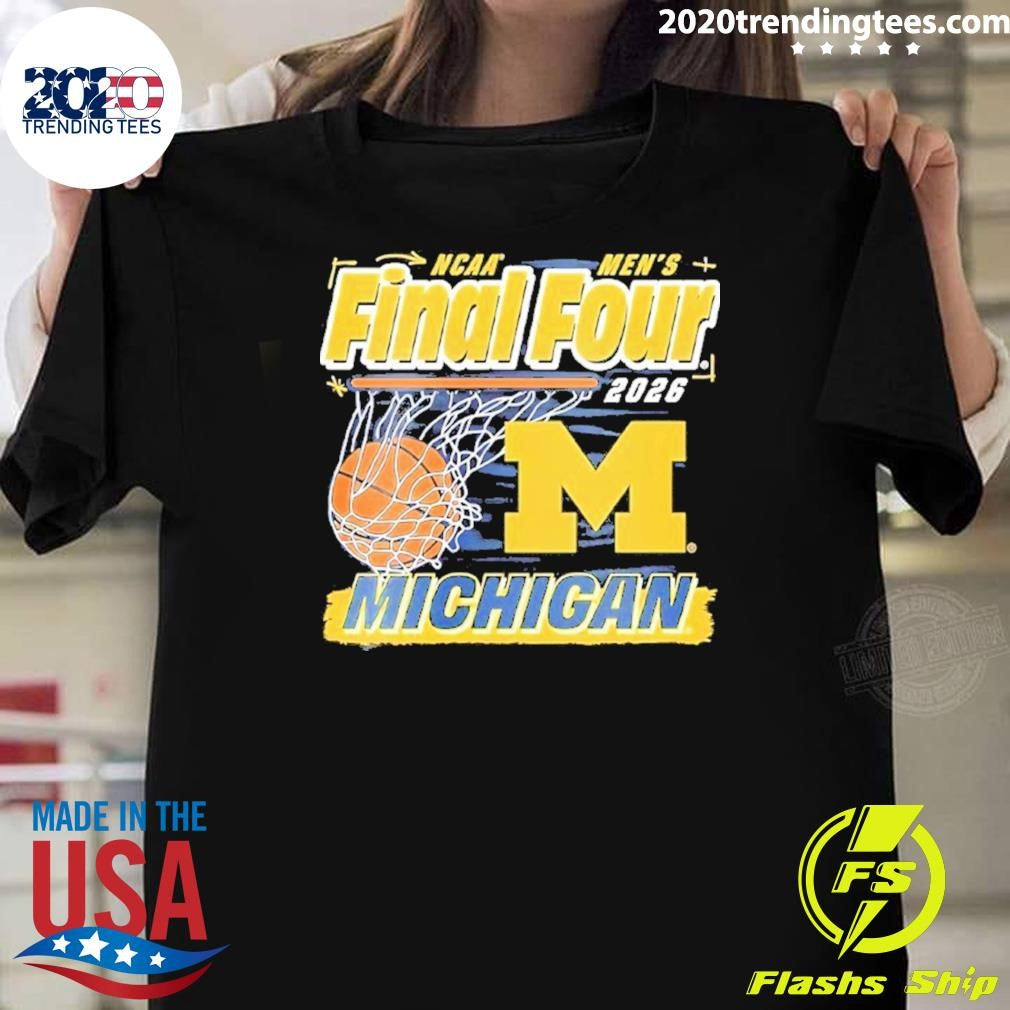 Michigan Wolverines Hockey 2026 Ncaa Men’s Frozen Four Shirt