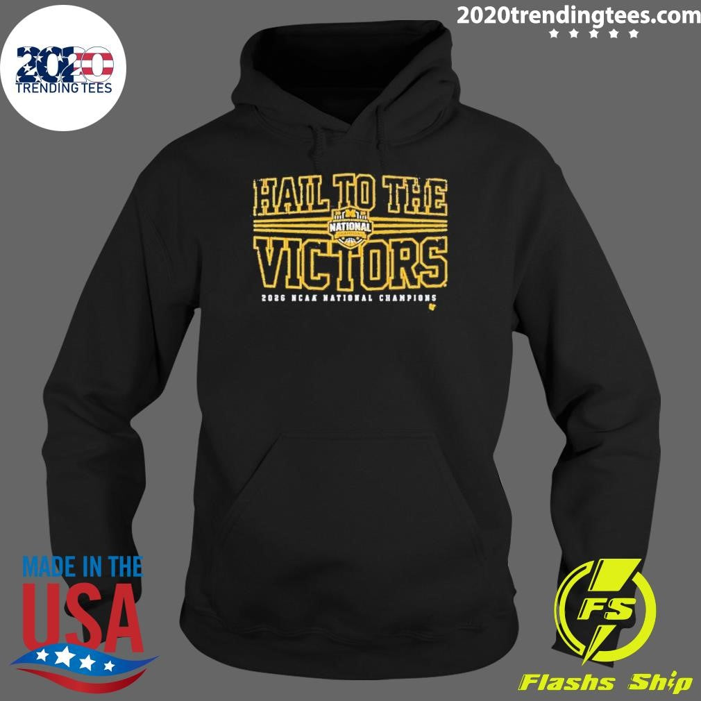 Michigan Wolverines MBB 2026 National Champions Hail to the Victors Shirt