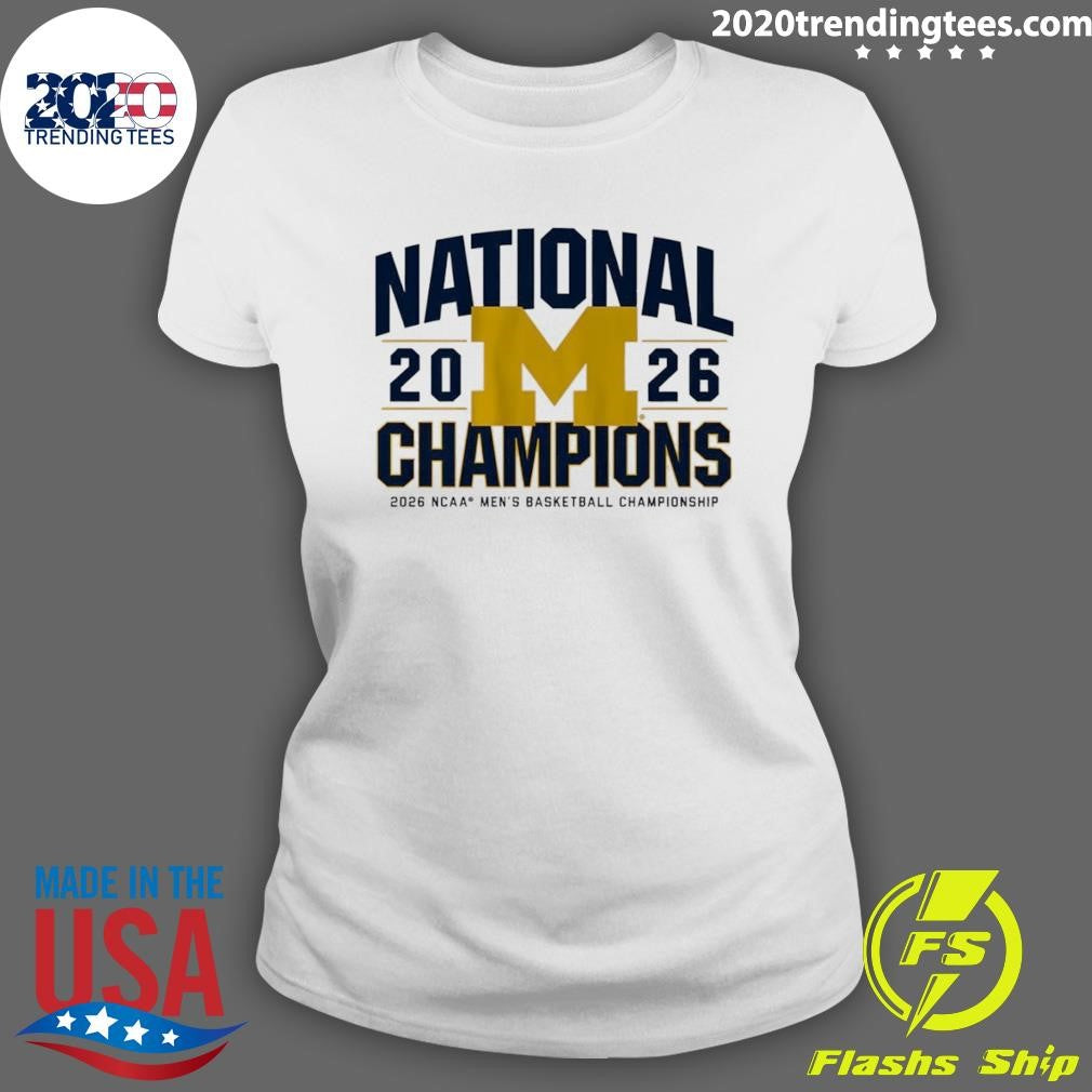 Michigan Wolverines Mbb 2026 National Ncaa Men’s Basketball Championship Shirt