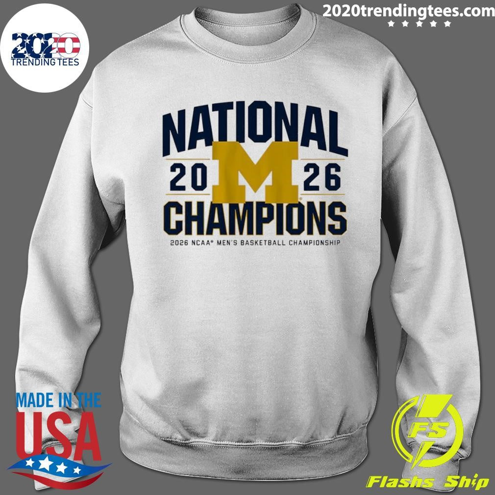Michigan Wolverines Mbb 2026 National Ncaa Men’s Basketball Championship Shirt