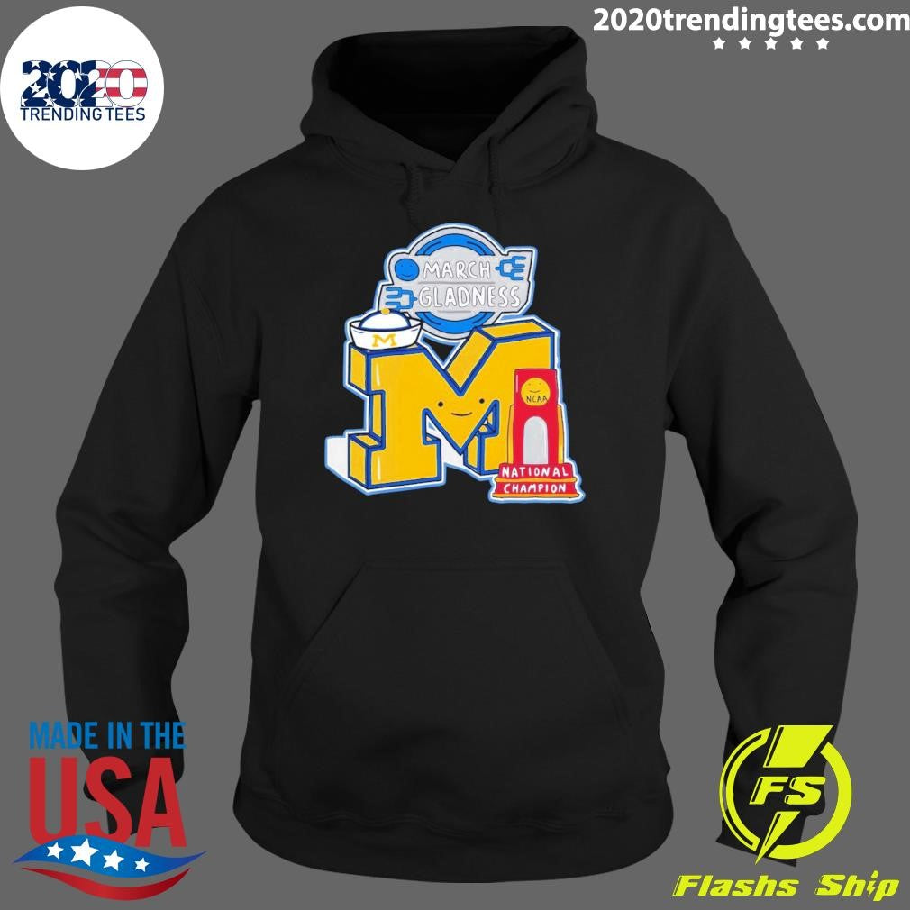Michigan Wolverines Men’s Basketball Champions 2026 March Gladness Ncaa Meme Shirt